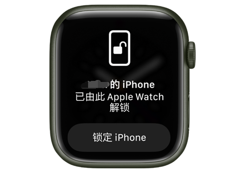 宝清苹果手机维修分享用 AppleWatch 解锁配备面容 ID 的 iPhone方法 